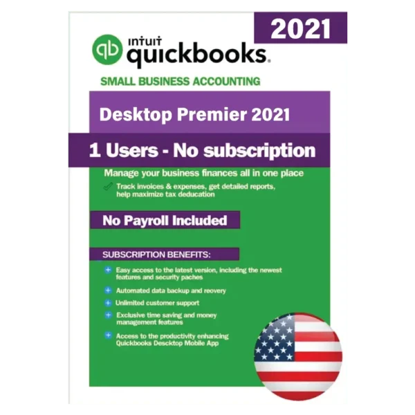 QuickBooks Desktop Premier 2021 – No Subscription