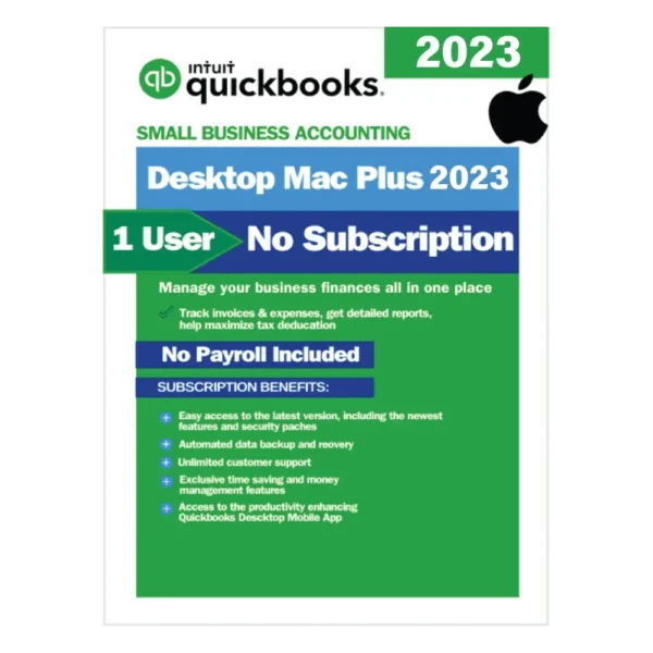 QuickBooks Mac Plus 2023 | No Subscription